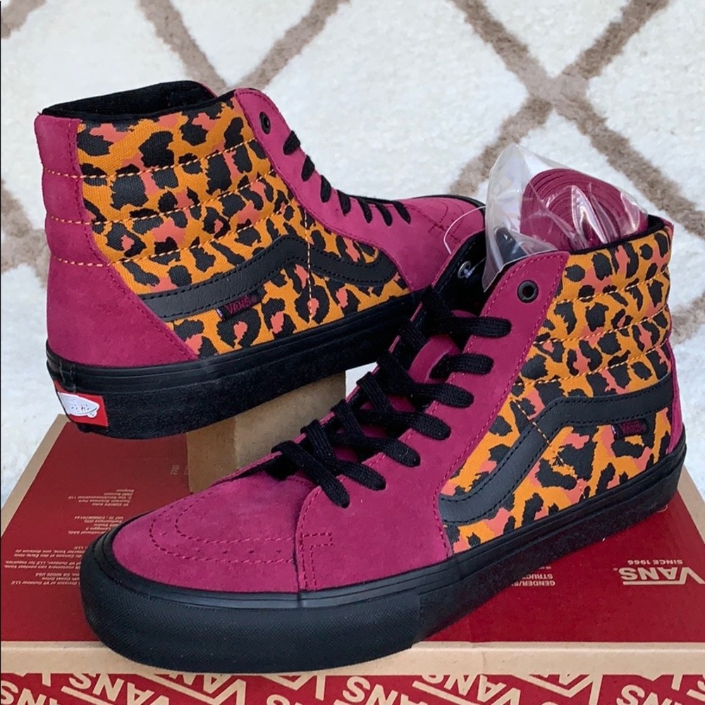 VANS SH8-HI PRO PUNK BEST RED/BLACK MEN’S - Picture 13 of 16